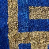 Blue Moroccan rug, authentic Moroccan rug 150/250cm