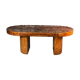 Bureau en loupe d'orme vintage 80'S
