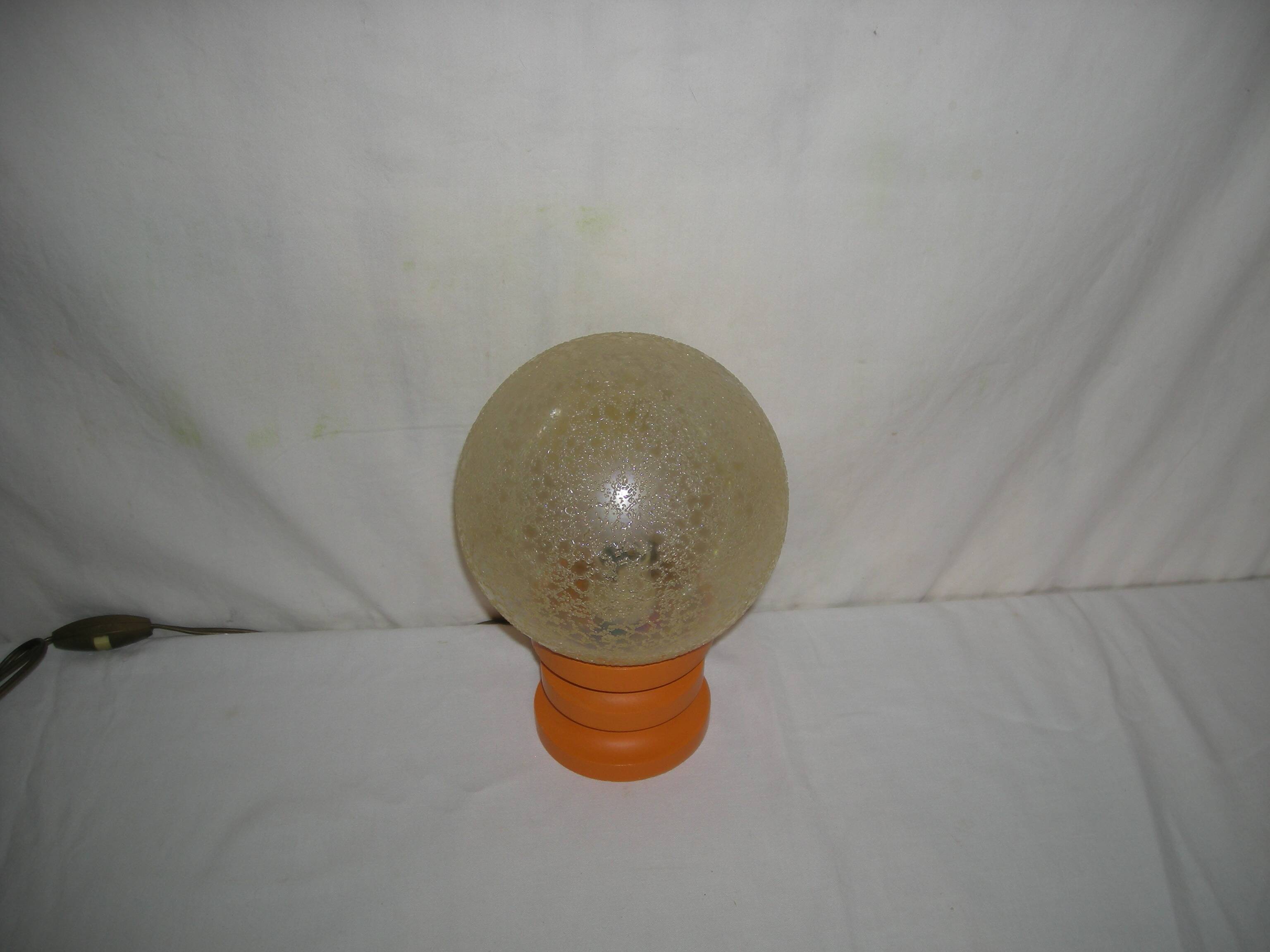 Lampe en bois tourné des années 60 - 70