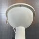 1970s white satin Italian wall lamp by Grignani for Luci