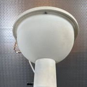 1970s white satin Italian wall lamp by Grignani for Luci