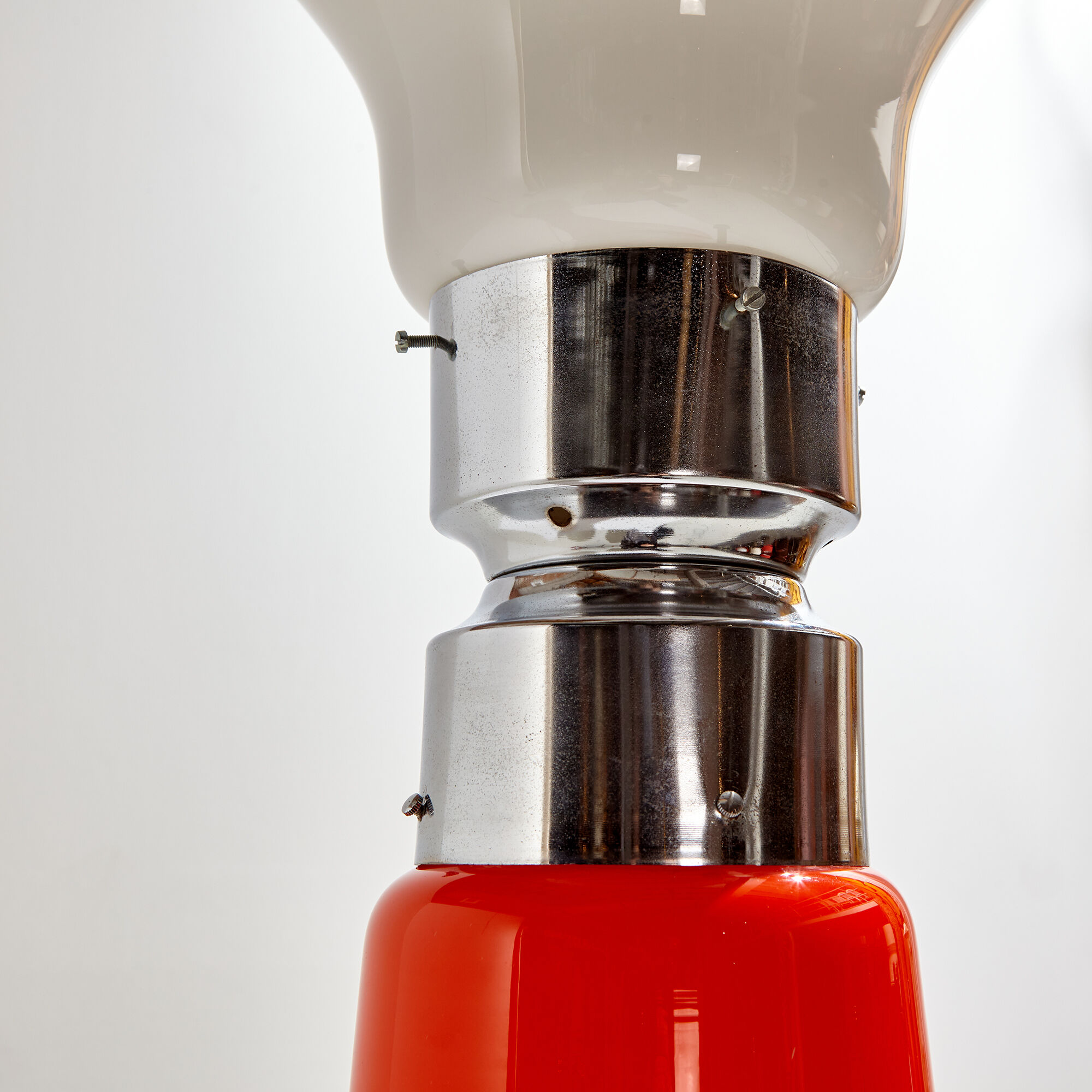 Birillo glass floor lamp by carlo nason for mazzega