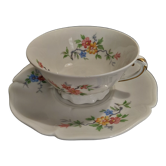 Limoges porcelain tea cup old royal factory