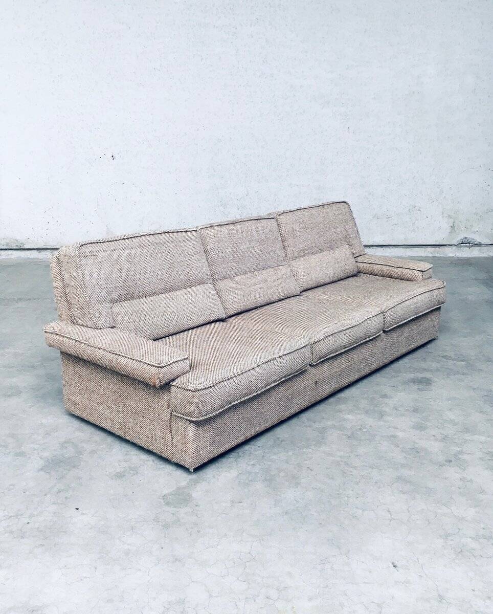 Mid-Century Modern Boucle 3 Seat Sofa, Italy, 1970s