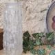 Vintage Scandinavian glass vase
