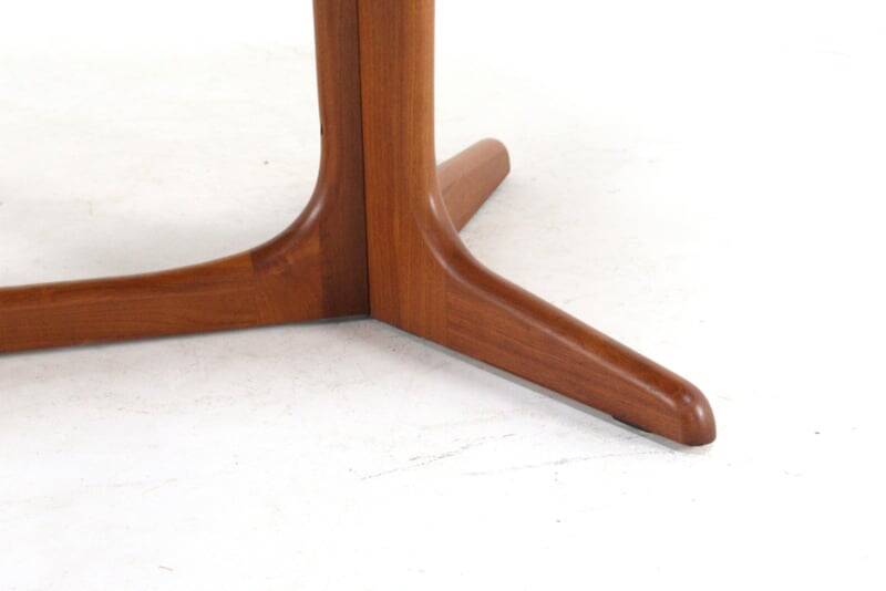 Oval 2x extendable dining table XL 'Nymindegab' - danish design vintage