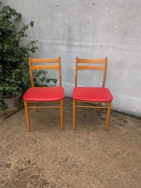 Pair of Scandinavian style chairs