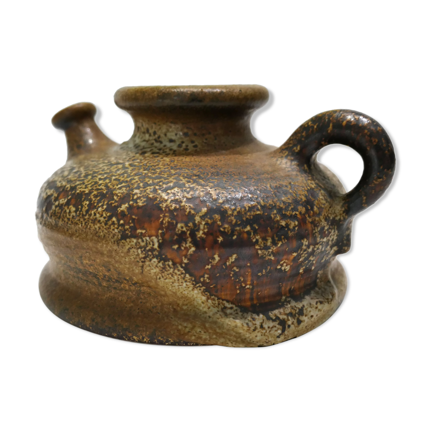 Modernist brutalist ceramic pot 1960s