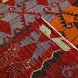 6x12 Orientel Turkish Kilim Rug, 172x369Cm