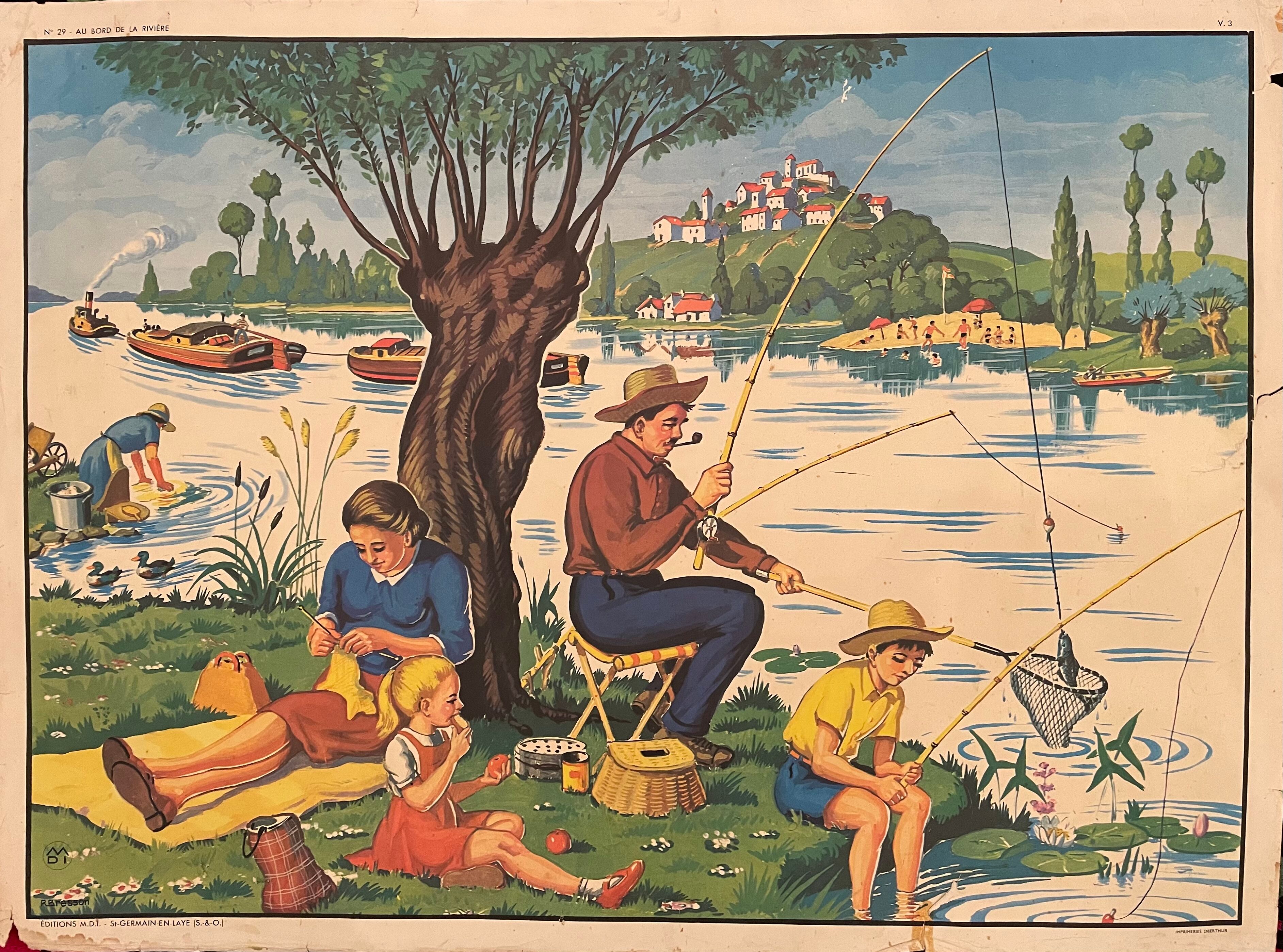 Vintage MDI school poster