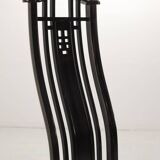 Giorgetti Italian Design High Back Dining Chairs with Pink Upholstery 1980s