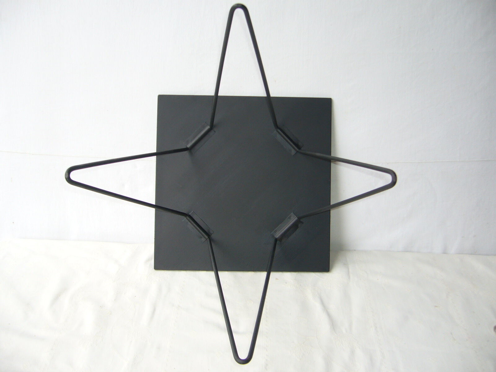 Black metal vintage side table