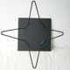 Black metal vintage side table