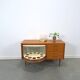 Fineer dressoir met draaibare bar en lades, barkast
