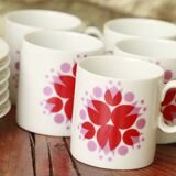 Set of 6 Thomas Germany coffee cups and 6 saucers.