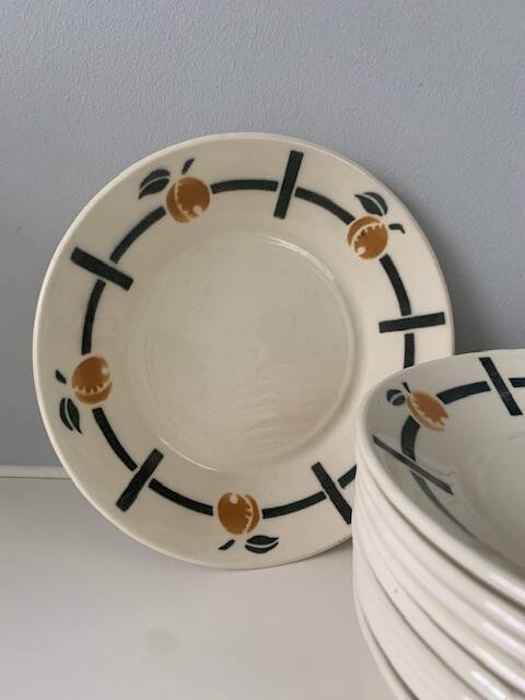 Badonviller dessert plates