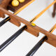 Maison Philippe Malige, French Billard Louis-Philippe style, 1950s