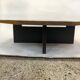 Table basse hexagonale en wengé 1960