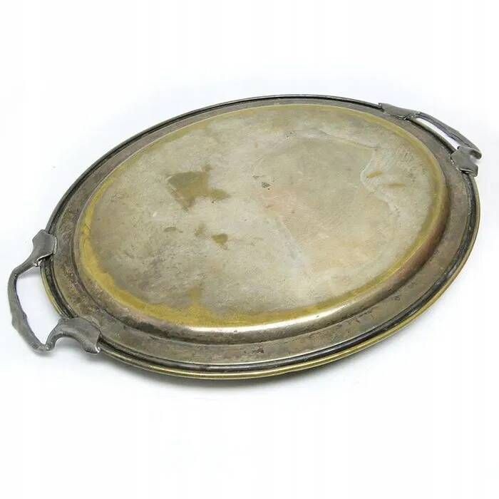 E3D Br. Buch Large Elliptical Tray for Coffee Service
