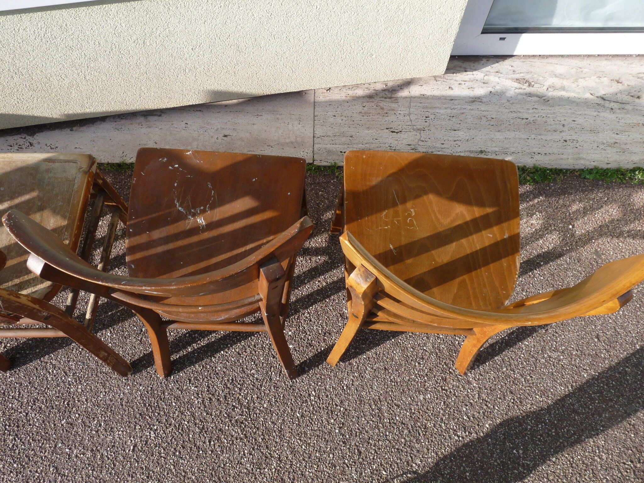 Lot de 6 chaises en bois de bistrot