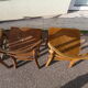 Lot de 6 chaises en bois de bistrot