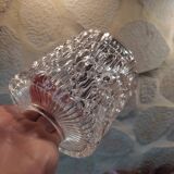 Tulipe en verre moulé