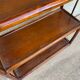 Vintage rattan bookcase shelf 70s