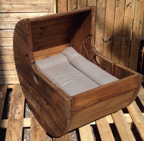 Touret En Bois Landau Bebe Deco Industrielle Transat Balancelle Vintage Selency