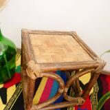 Table d'appoint en rotin