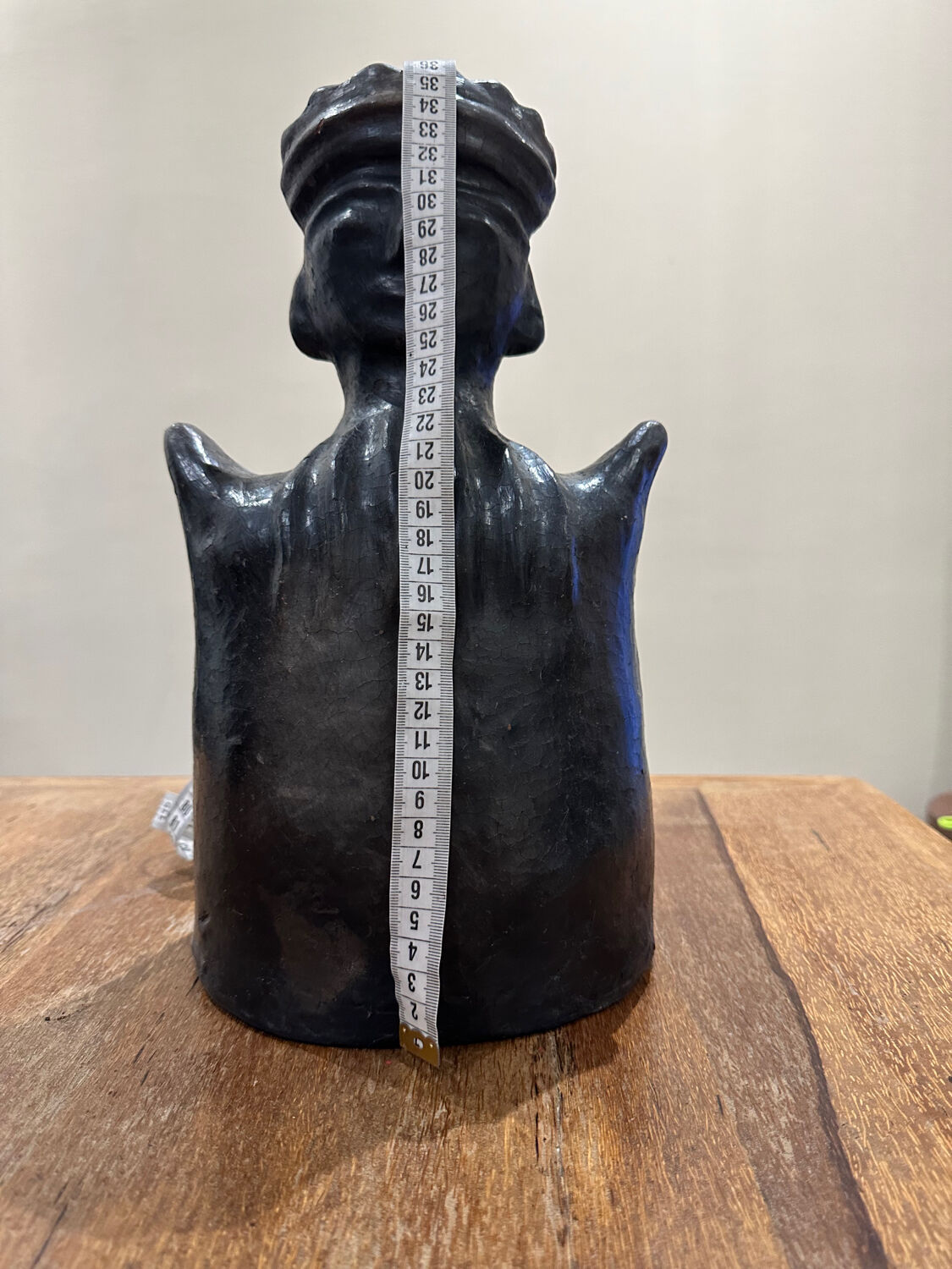 Handcrafted terracotta statuette