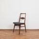 Chaises de salle à manger en teck du milieu du siècle par Karl Nothhelfer, années 1950, Ensemble de 4