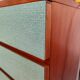 Commode Tchèque bois et formica vert d'eau