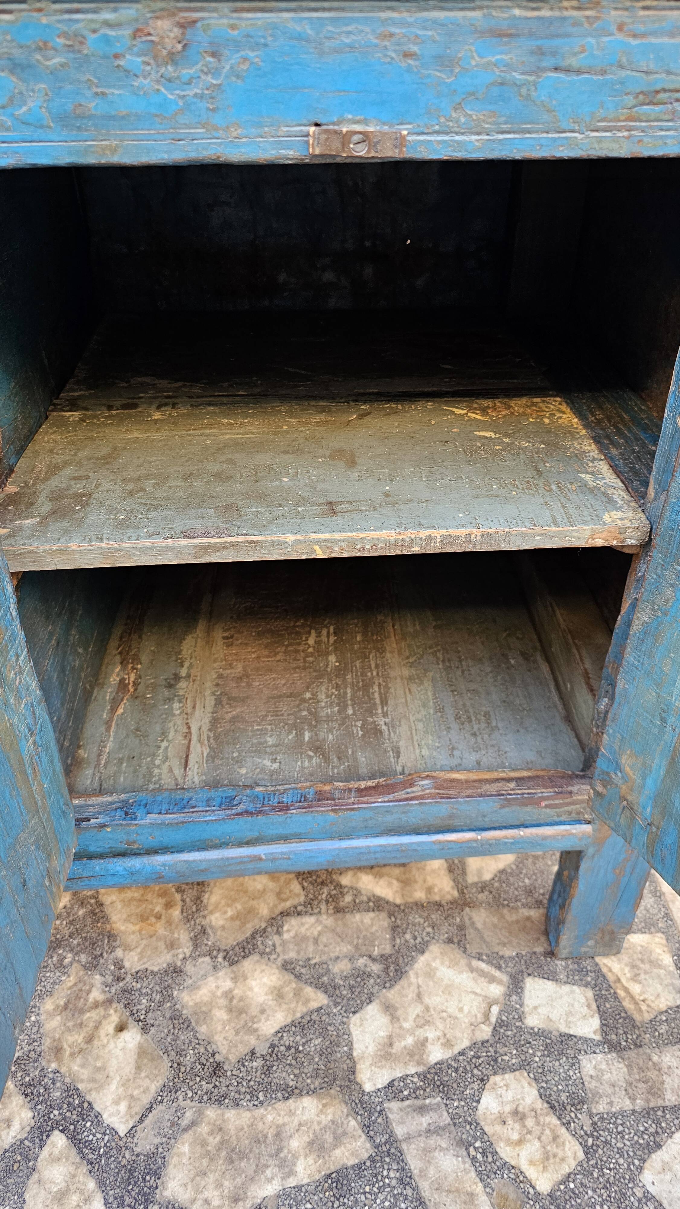 Ancien buffet en teck birman