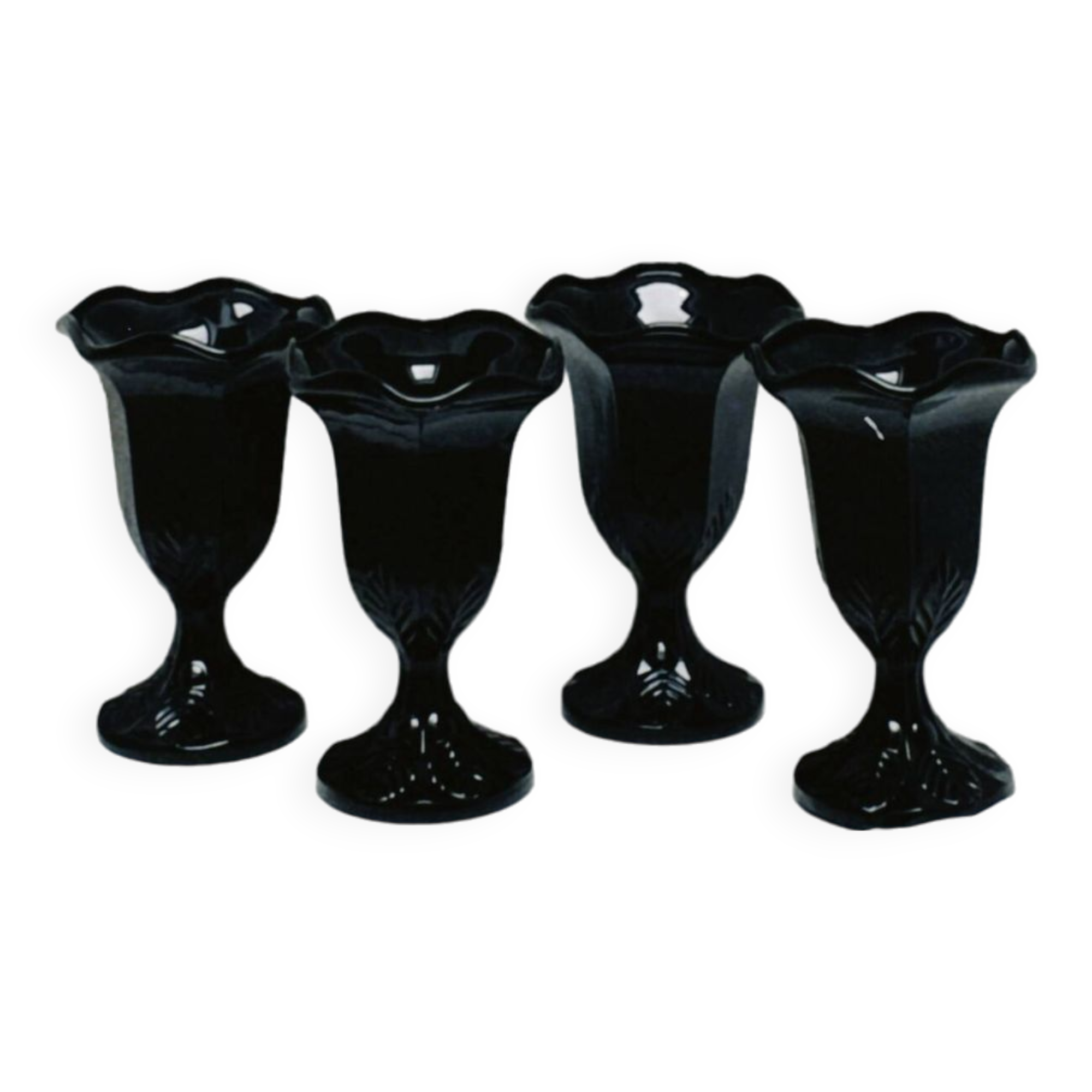 Four vintage Fidenza glasses