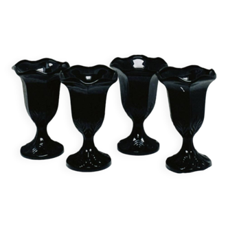 Four vintage Fidenza glasses
