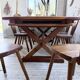 Mountain furniture set with table and 8 chairs Malmvall.