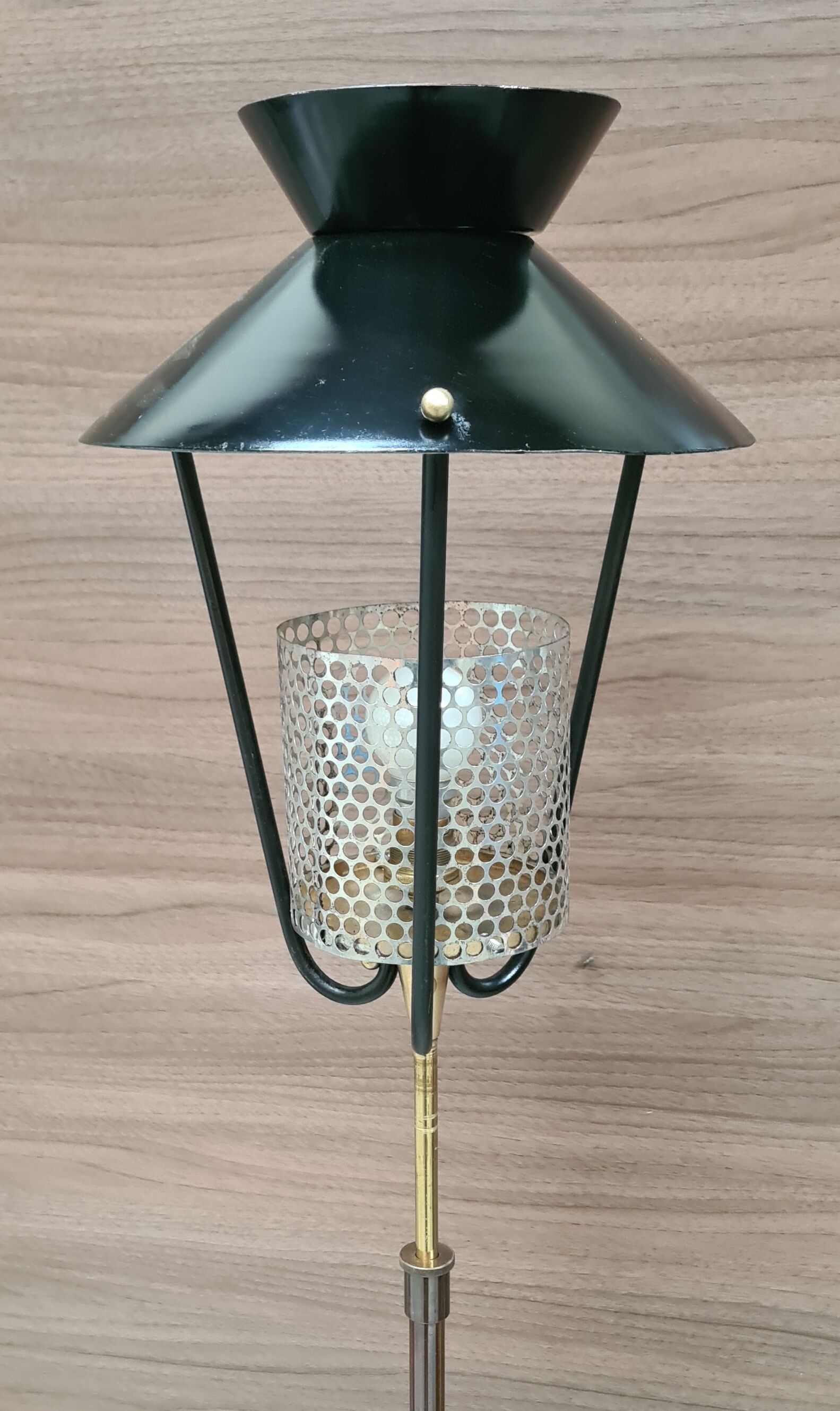Adjustable diabolo floor lamp 1950 a 60