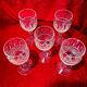 Suite de 5 verres a vin en cristal de etzel bitche