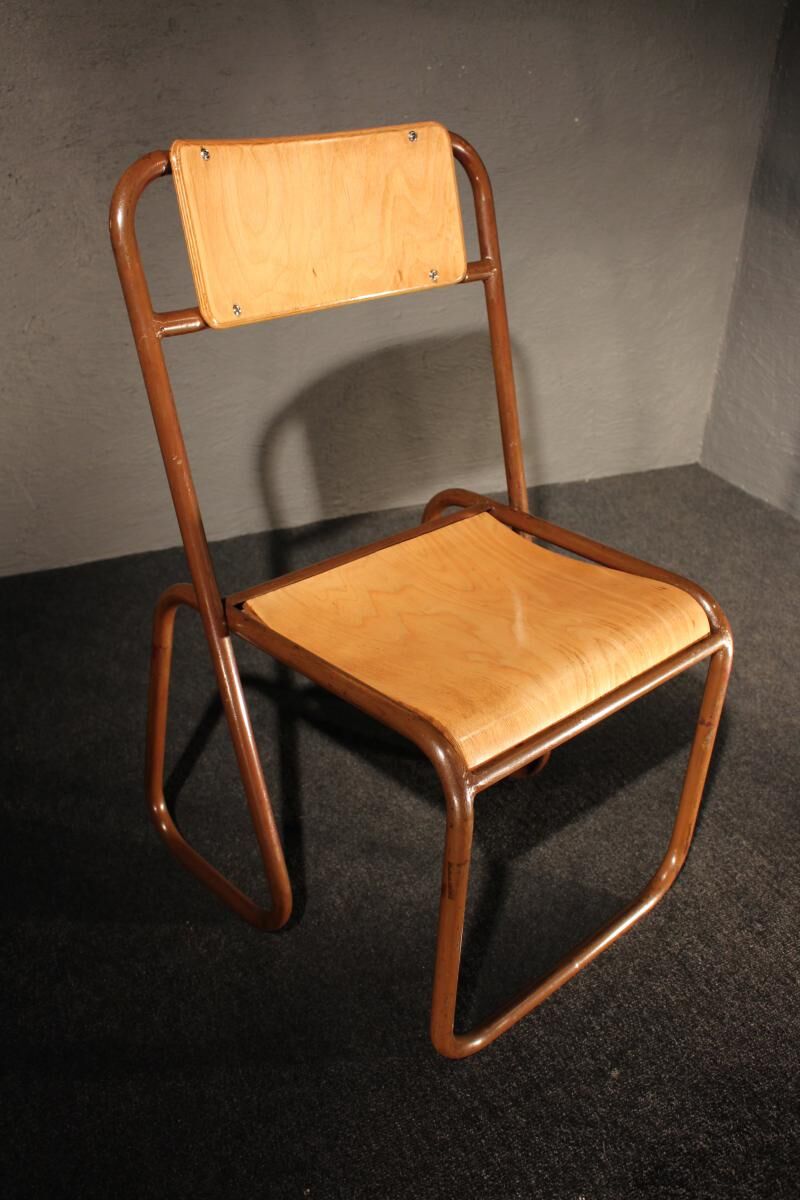 Lot de 6 chaises années 40