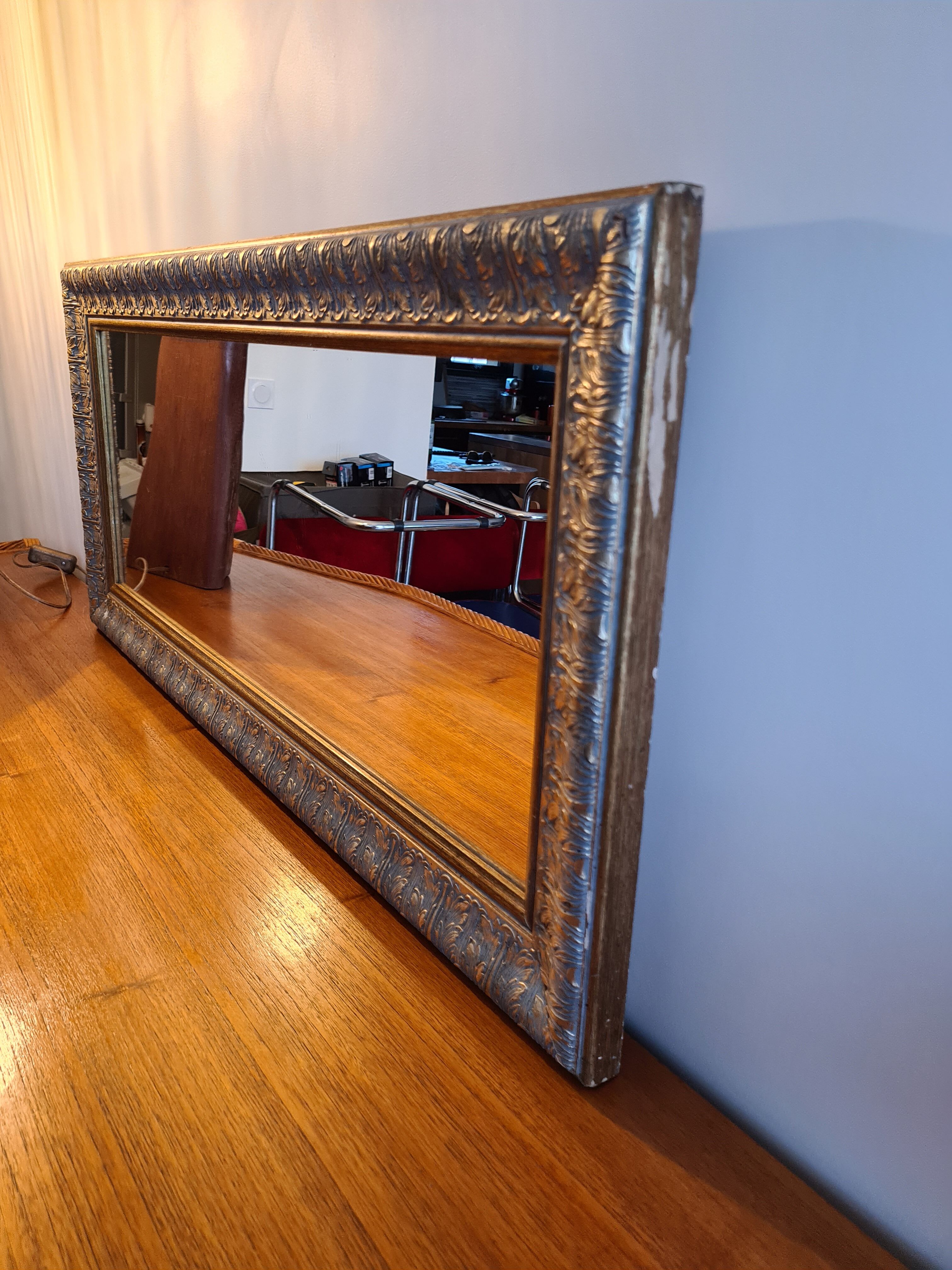 Miroir argenté