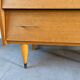 Vintage oak chest of drawers from the 1960s.