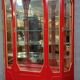 Important Art Deco period bookcase in lacquered wood and gilded bronze