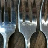 5 ercuis dessert forks
