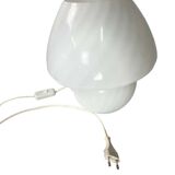 Vintage Murano Swirl Mushroom Lamp
