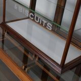 Mahogany Counter Top Cake & Biscuits Shop Display Cabinet, circa 1900