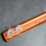 Exotic wood appetizer platter