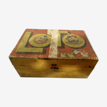 Old wooden décor clowns Lotto game