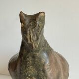 Brutalist ceramic zoomorphic horse shape