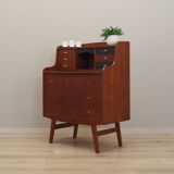 Teak secretary, Danish design, 1970s, production: Denmark