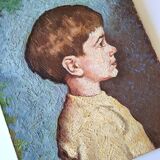 Portrait of a boy – oil on canvas – signed "vax", 1952